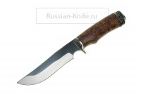 Нож Цезарь (порошковая сталь Uddeholm ELMAX), карельская береза