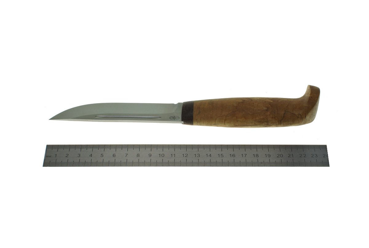 Нож Ф.-Lappi, сталь 95х18, карельская береза, компания АИР