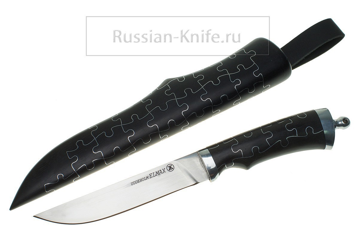 Фотография, картинка, - Нож  "Пазлы"(порошковая сталь Uddeholm ELMAX)