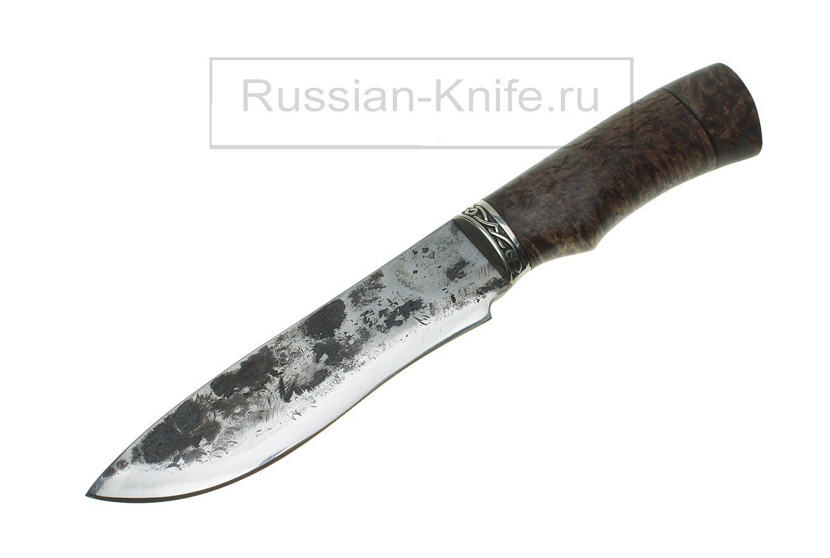 - Нож Беркут (сталь 9ХС), карельская береза