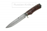 Нож Пехотный (сталь ХВ5), карельская береза, А.Жбанов