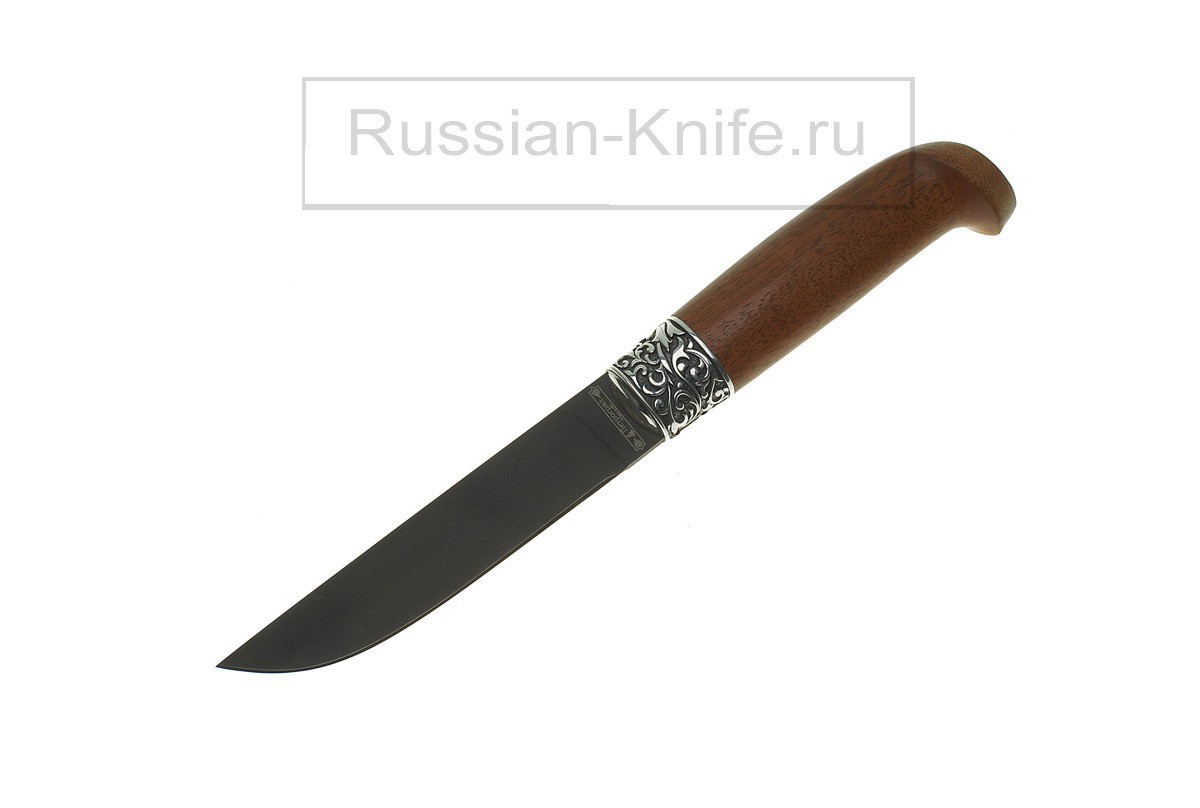 Фотография, картинка, - Нож Финка малая (сталь 440С) рукоять карельская береза