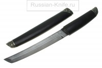 Нож Самурай (сталь ХВ5), граб, литье, деревянные ножны