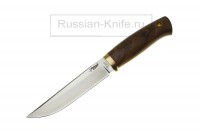 - Нож Боровой (сталь 440С) орех комель, 128.5206