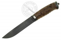 Нож Засапожный (сталь ХВ5), карельская береза
