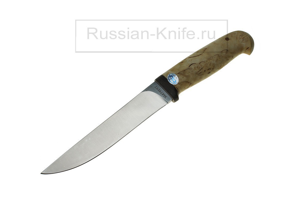 Нож "Сапсан" (сталь 95х18), карельская береза, компания АИР
