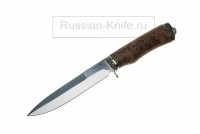Нож Пехотный (сталь М390), карельская береза , А.Жбанов