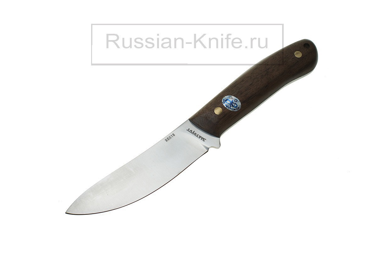 Фотография, картинка, Нож "Горностай" ц.м. (сталь 95х18) рукоять орех, АИР