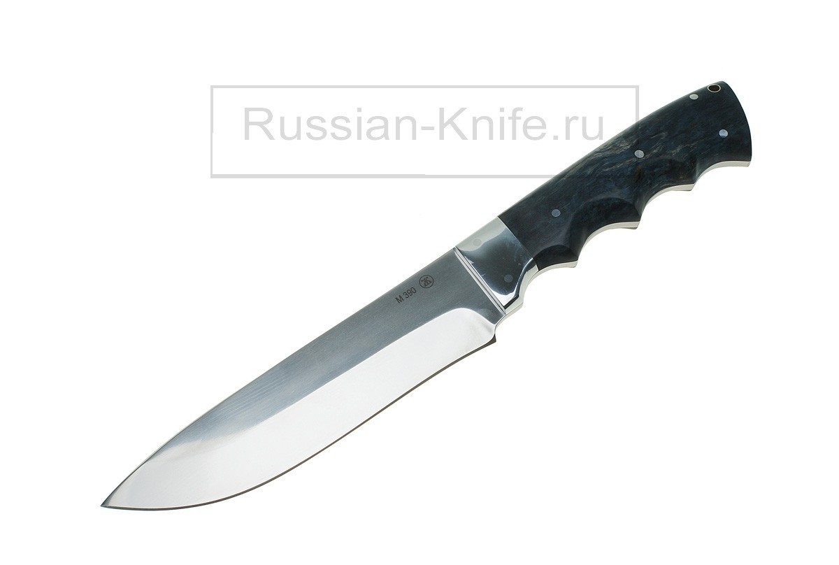 Фотография, картинка, - Нож Беркут (сталь М390) ц.м., рукоять - карельская береза
