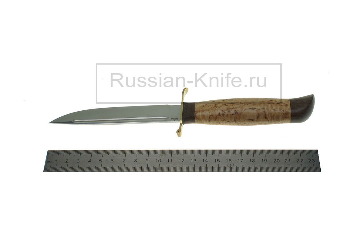 Нож "Финка - 2 Вача", (сталь 95Х18), карельская береза, компания АИР