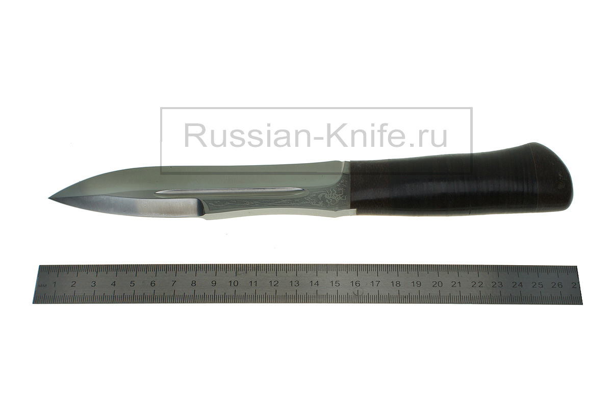 Нож "Скорпион" (сталь 95Х18),кожа, АИР