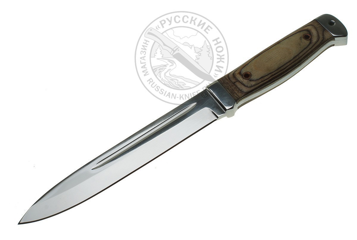 Фотография, картинка, Нож "Горец-2" (сталь 65Х13) ц.м., бакелит. фанера