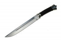 - Нож "Пластун" (сталь Х12МФ), рукоять - граб, мельхиор