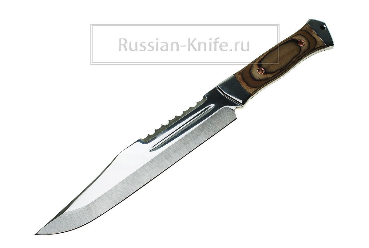 Нож Рэмбо-2 (сталь 65Х13) ц.м., бакелит. фанера
