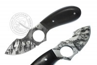 Нож Блоха (сталь D2), ц.м., травление клинка