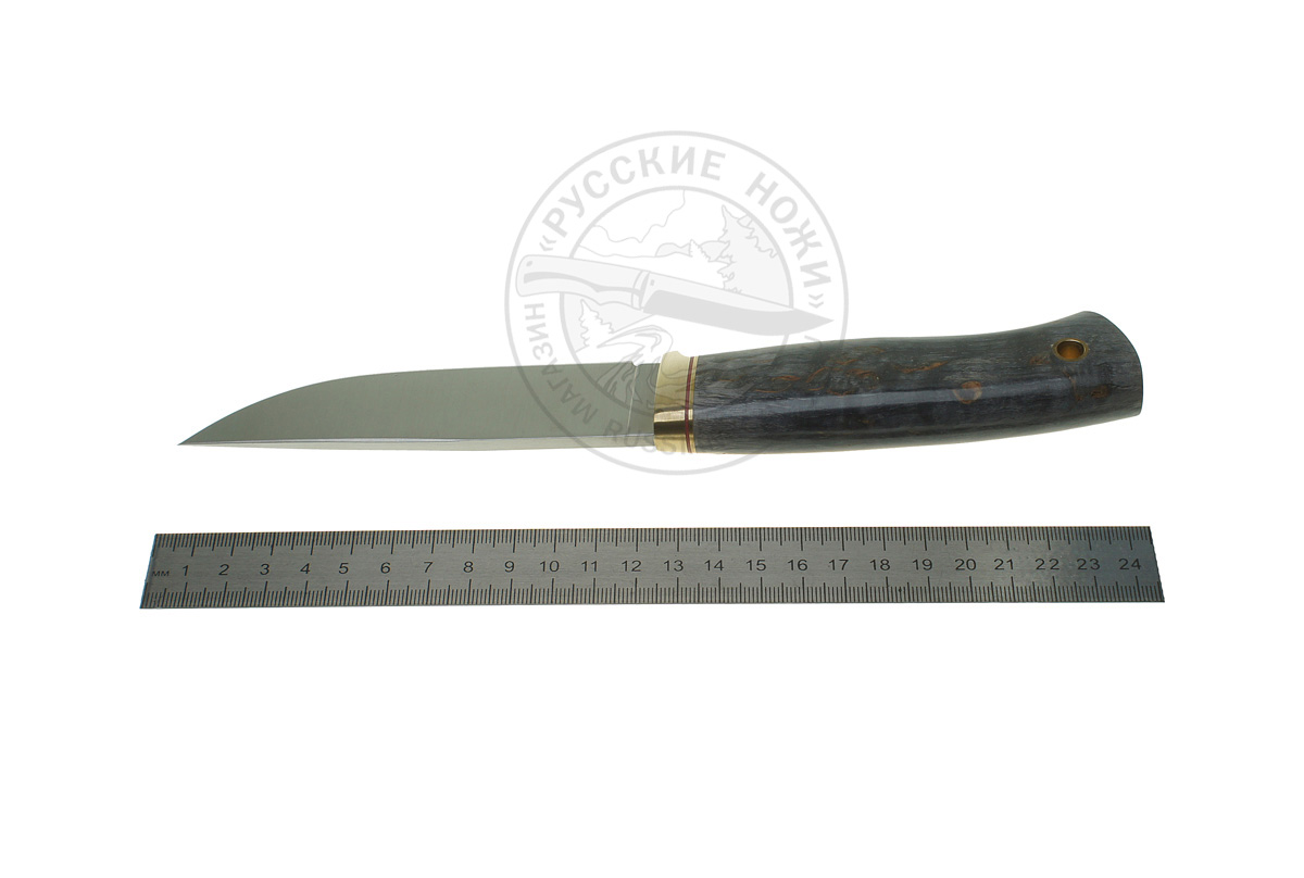 - Нож Гризли (сталь ELMAX) карельская береза, 179.5225
