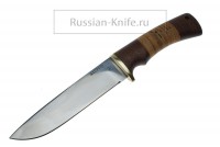 - Нож Клык (сталь Х12МФ), рукоять береста