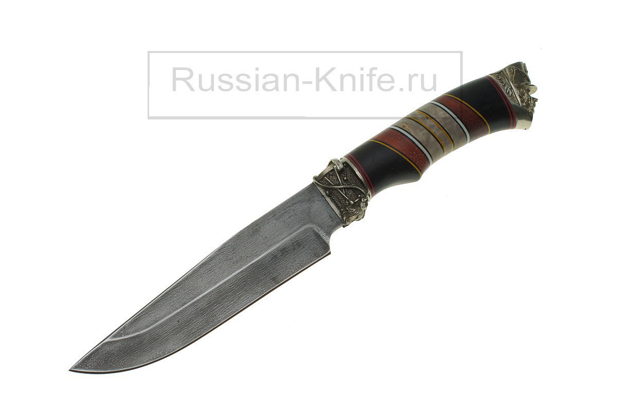 Фотография, картинка, - Нож "Медведь" (сталь ХВ5) , литье с головой гусара