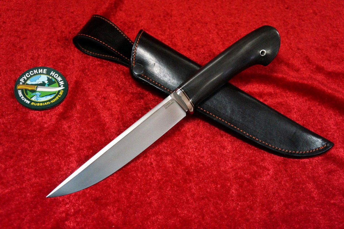Фотография, картинка, Нож Хищник, сталь D2, рукоять граб