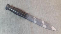 Нож Шайтан (сталь 70Х16МФС), камуфляж, рукоять- кожа