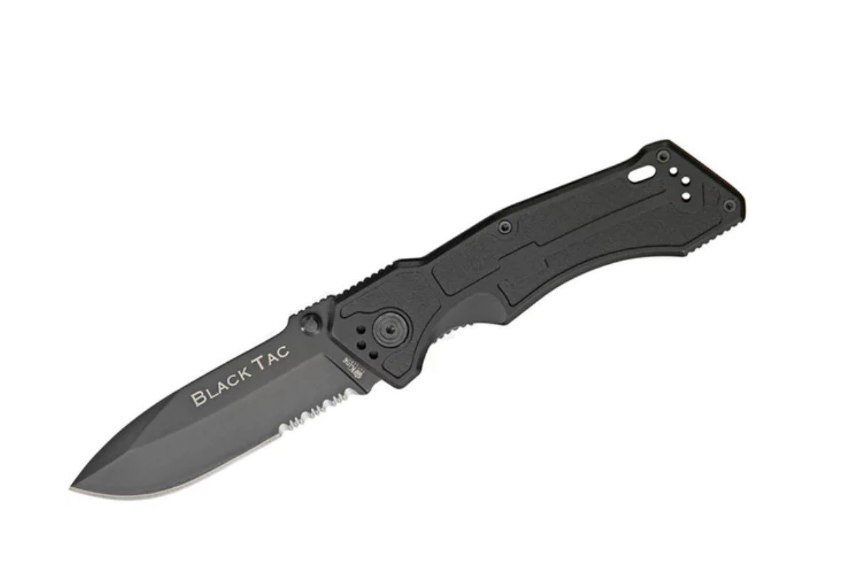 Фотография, картинка, Складной нож King Cutlery Black Tac (сталь 440С) #ON8793