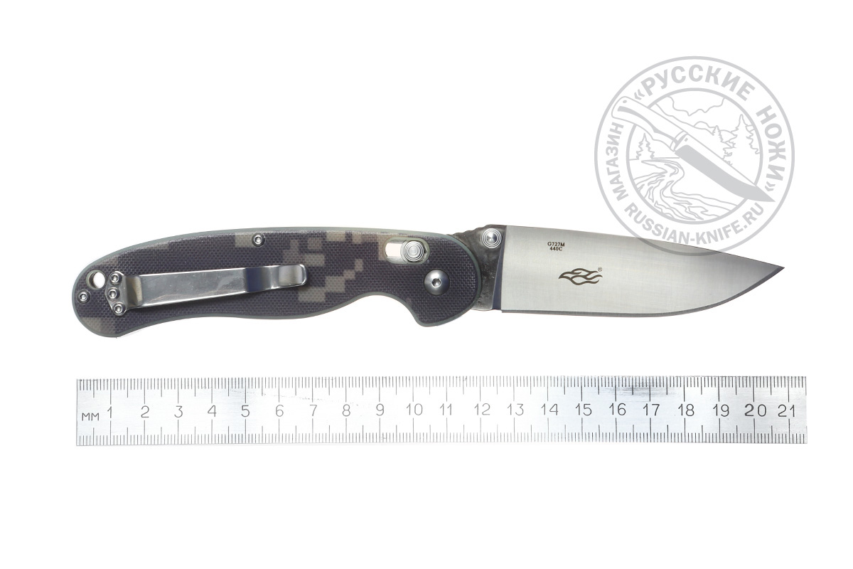 Нож складной туристический Ganzo G727M-CA, хаки