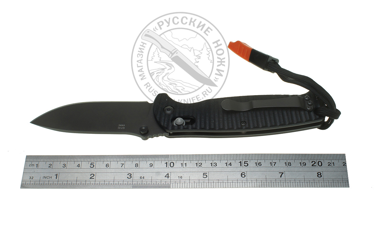 - Нож складной туристический  Ganzo G7413P-WS черный