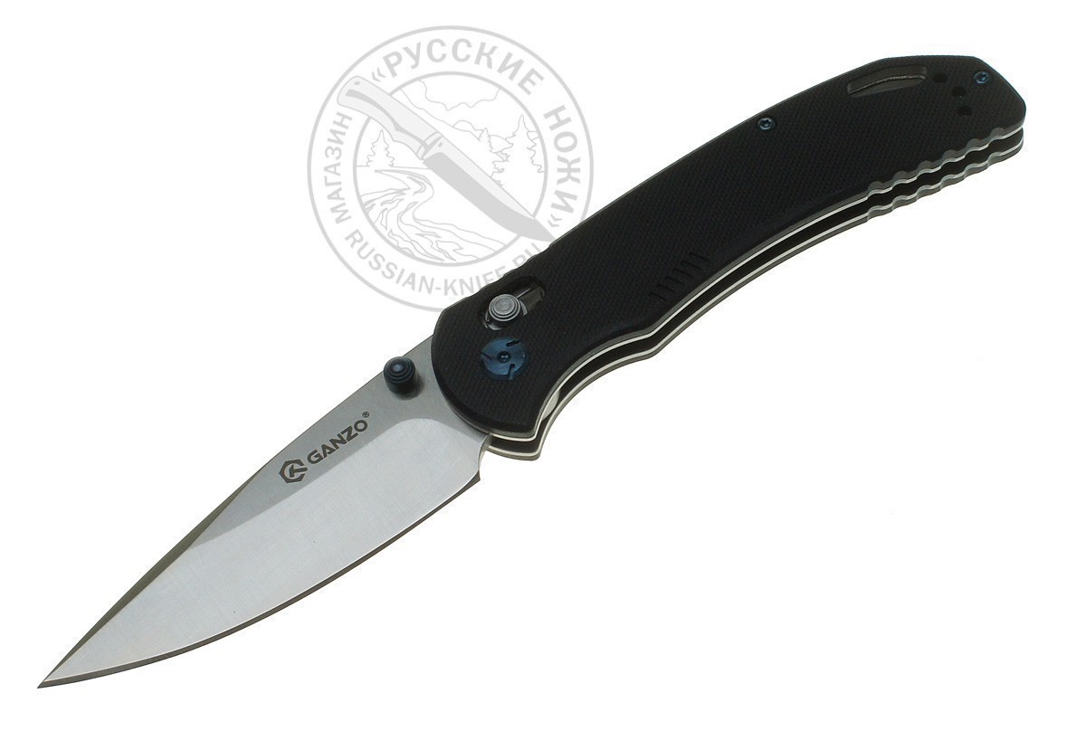 Фотография, картинка, - Нож складной туристический Ganzo G7531-BK, черный
