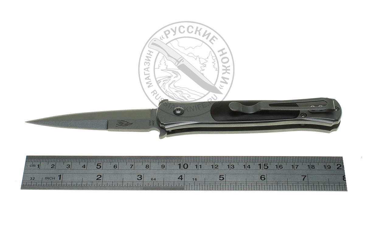 - Нож складной туристический Ganzo G707, полуавтоматический
