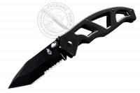 Нож складной Gerber Tactical Paraframe Tanto Clip, прямое-серрейторное лезвие, блистер, 31-001731