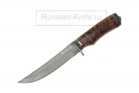 Нож Лис (булат), карельская береза, А. Жбанов