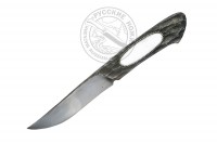 Нож "03" (сталь 9ХФ), камень - кварц, В.Прокопович