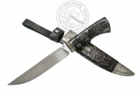 Нож Паутина (сталь Uddeholm ELMAX) рукоять - граб