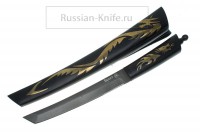 Нож "Самурай" (булатная сталь) Жбанов А.