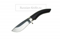 Нож "Ёжик" (порошковая сталь Uddeholm ELMAX) черный граб