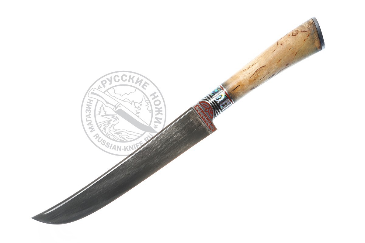 Нож "Пчак" #ДВ1834-КБ (сталь У8), рукоять - дерево, олово