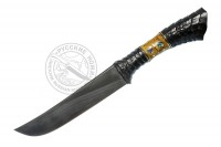 Нож "Пчак" #ДВ2603-ЭК (сталь У8), рукоять - граб, рог, латунь