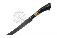 Нож "Пчак" #ДВ2607-ЭК (сталь У8), рукоять - граб, рог, латунь