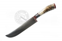 - Нож "Пчак" #ДВ4630-КС (сталь У8), рукоять - граб, рог, латунь