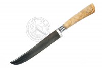 - Нож "Пчак" #ДВ1616-КБ (сталь У8), рукоять - карельская береза, гарда - олово