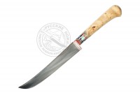 - Нож "Пчак" #ДВ1614-КБ (сталь У8), рукоять - карельская береза, гарда - олово
