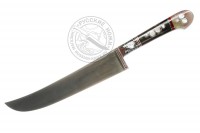 Нож Пчак #Уз1086-МХ, (сталь ШХ15), гарда - олово, рукоять - рог