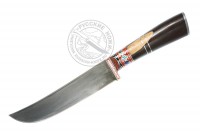 Нож "Пчак" #ДВ1902-ПЭ (сталь У8), рукоять - карельская береза, гарда - олово 0-11649 (0)