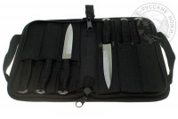 - Набор спортивных ножей "Горец-3М" (сталь 65Х13), в барсетке - 6 штук