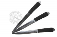 Набор метательных ножей "Стрела" (комплект 3 шт), (сталь 65Г), ножны на 3 ножа
