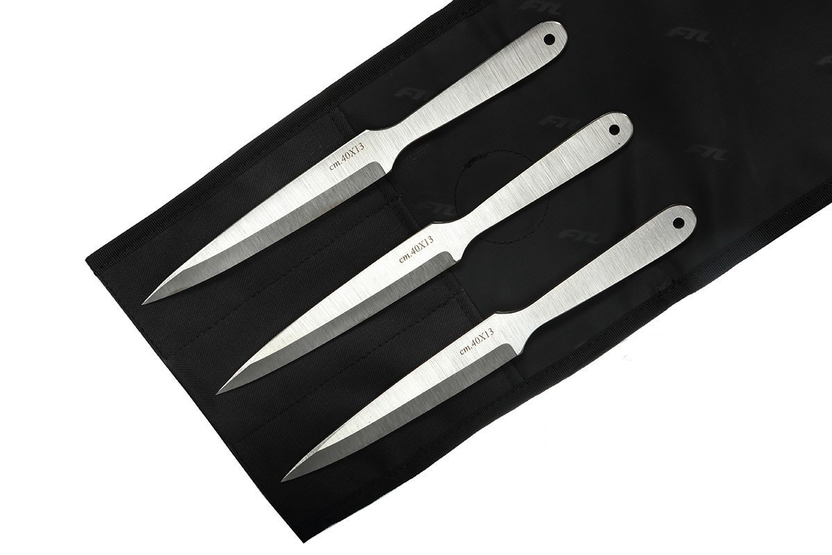 - Набор спортивных ножей Лидер (сталь 40Х13), 3 шт. в скатке .