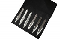 Комплект метательных ножей "Мангуст", 6 шт в скатке (сталь 40Х13)