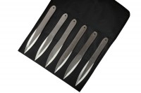 - Комплект метательных ножей "Лепесток", 6 шт в скатке (сталь 40Х13)