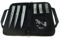 - Набор спортивных ножей Вятич в барсетке - 6 штук
