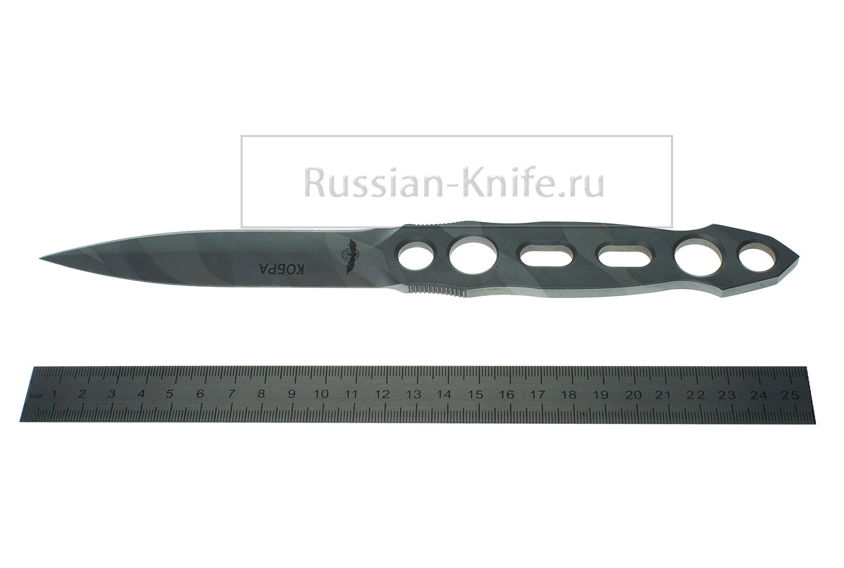 Нож Кобра скелетный (сталь 70Х16МФС) камуфляж
